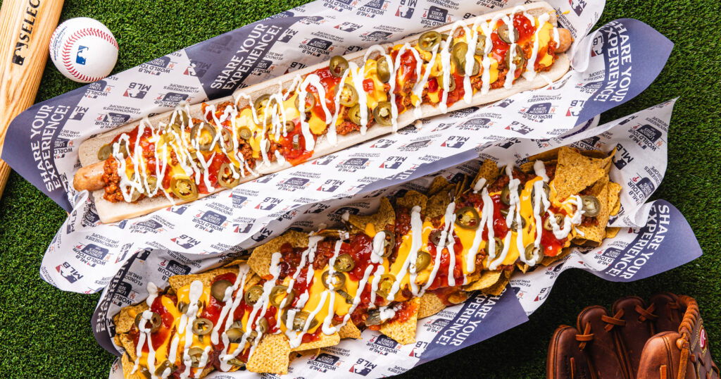 boomstick nachos and hot dog